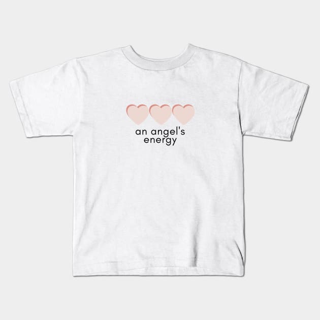 an angel's energy Kids T-Shirt by Gentles 